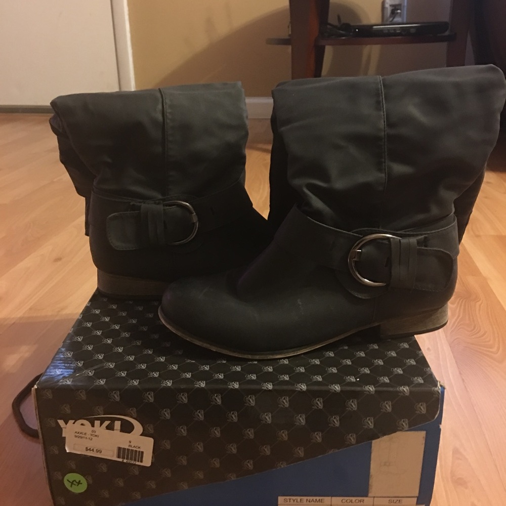 Black boots